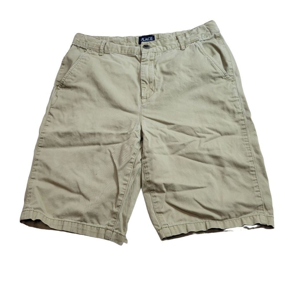 Children's Place khaki uniform Bermuda shorts 16